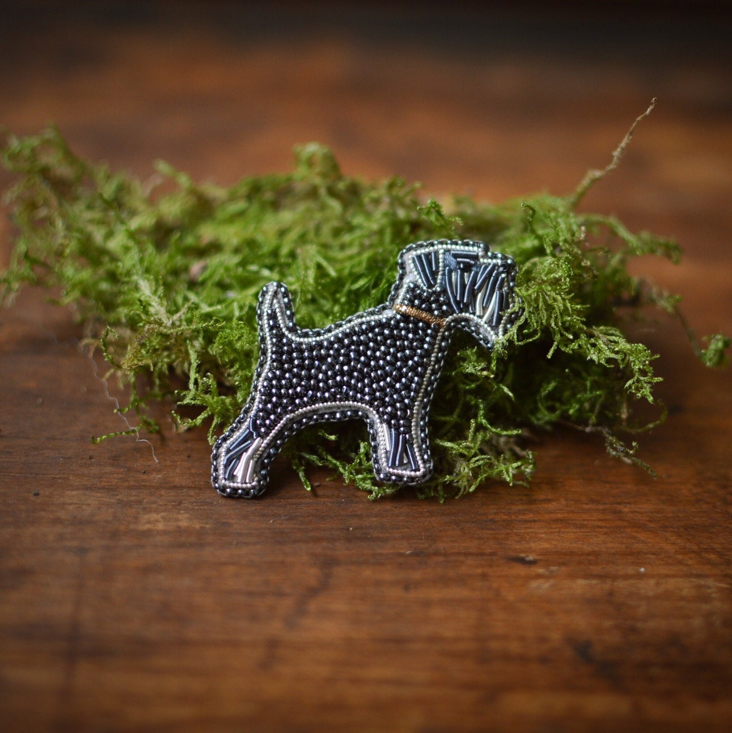 Black Schnauzer Pin