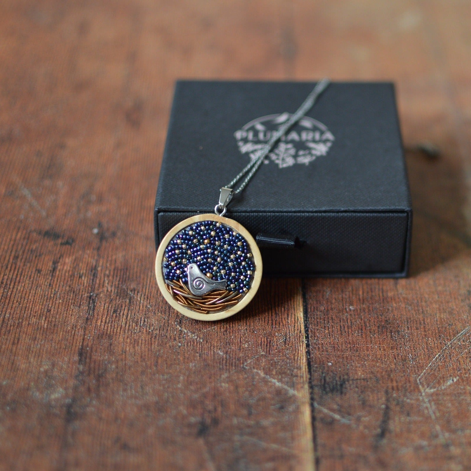 Bird in a Nest Necklace