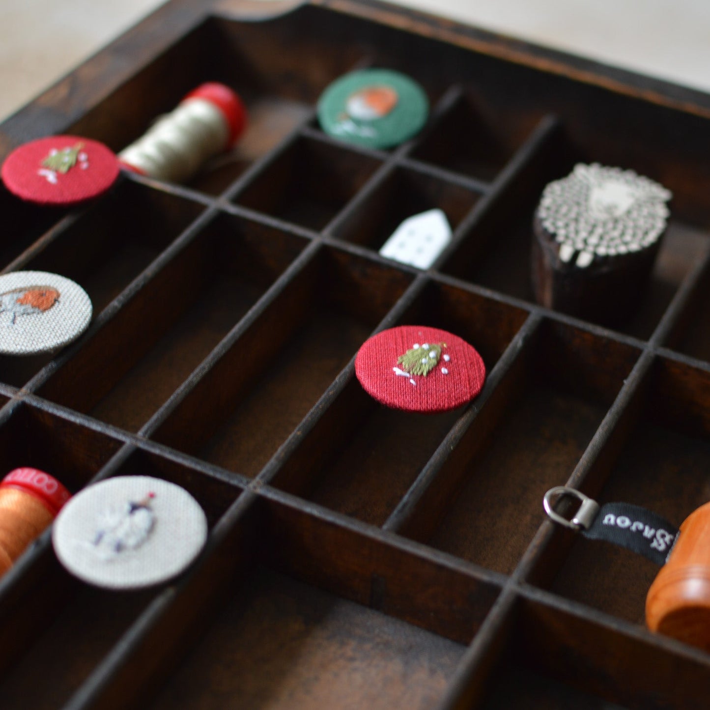 Christmas Tree Embroidered Badge – 3 cm