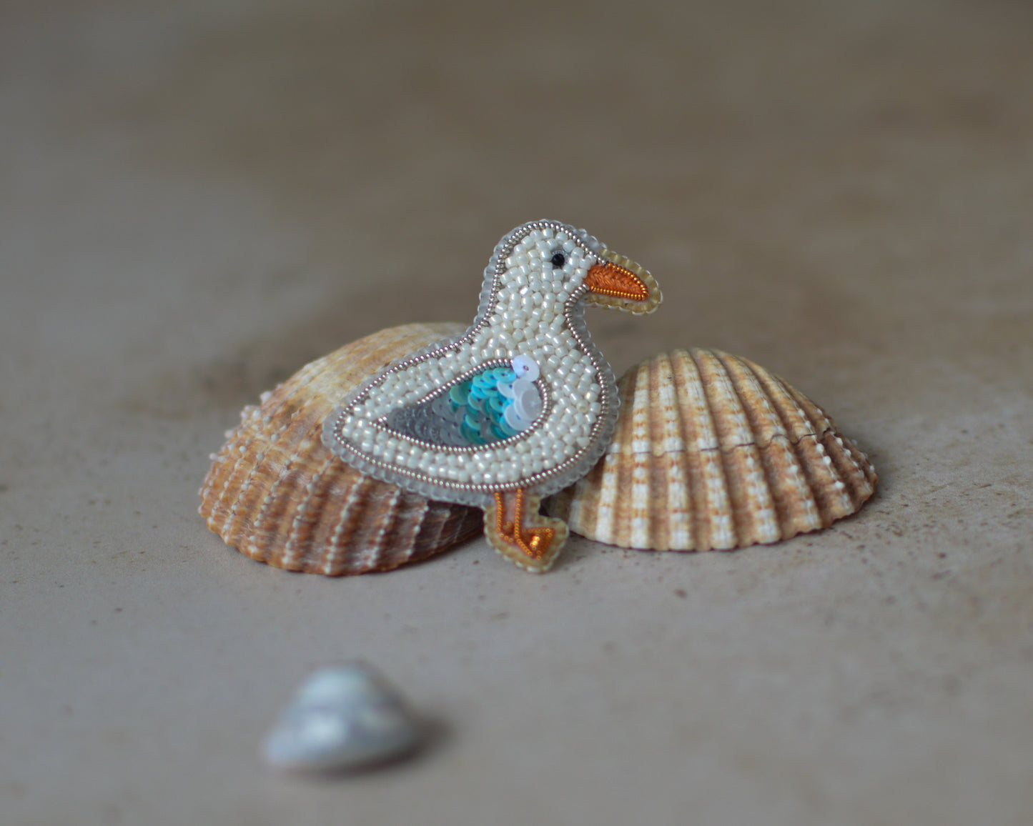 Seagull Brooch