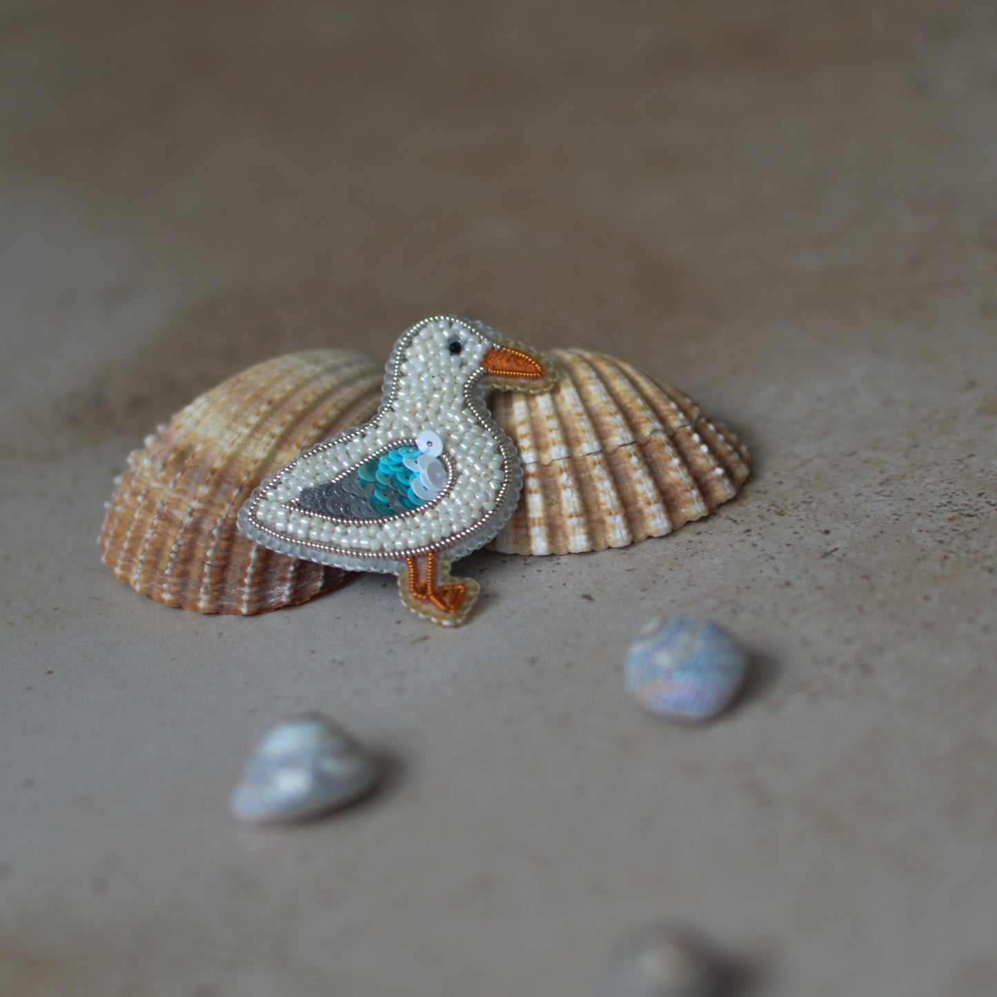 Seagull Brooch